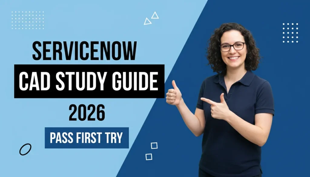 ServiceNow CAD Study Guide 2026