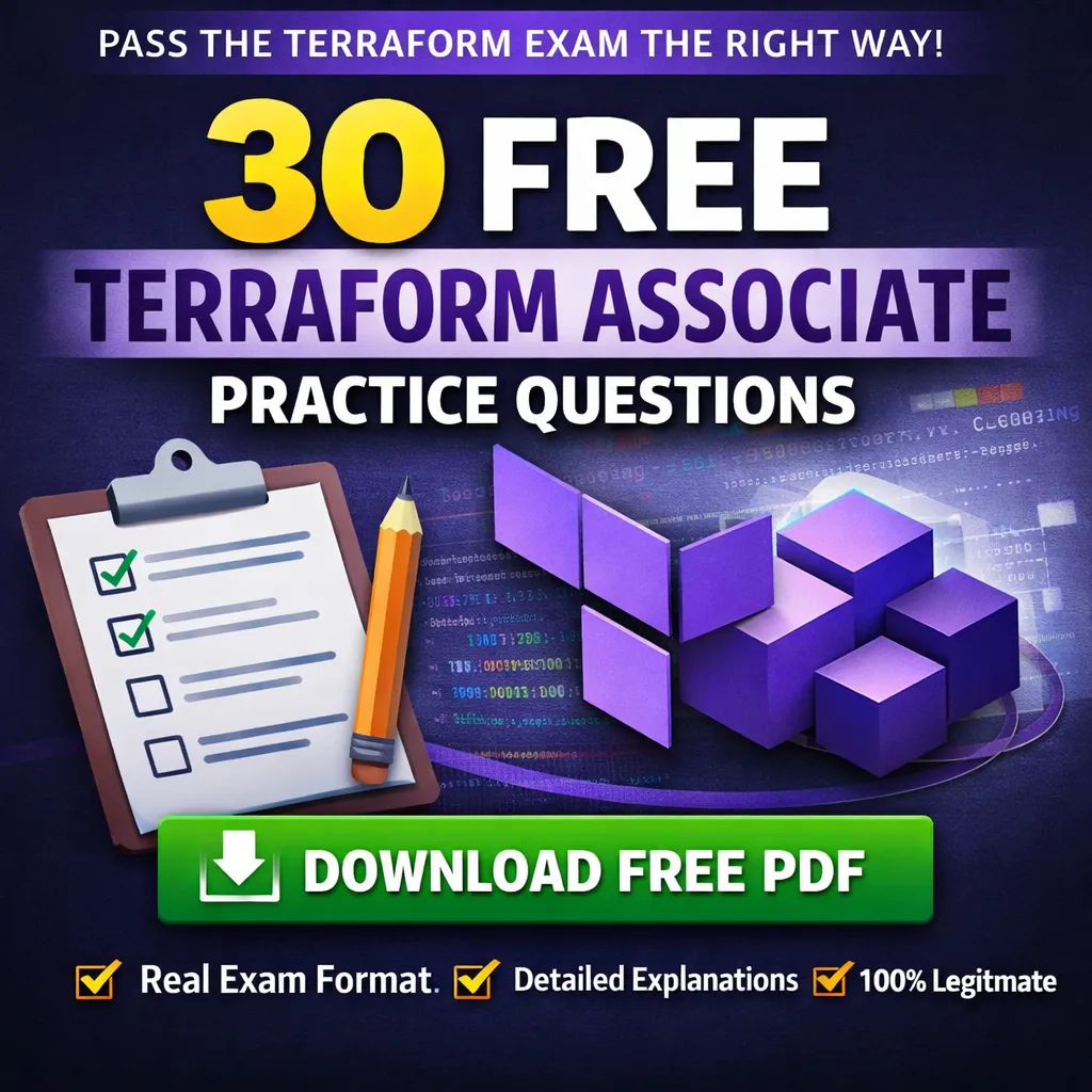 Terraform Associate Dumps Get 30 Free Practice Questions PDF