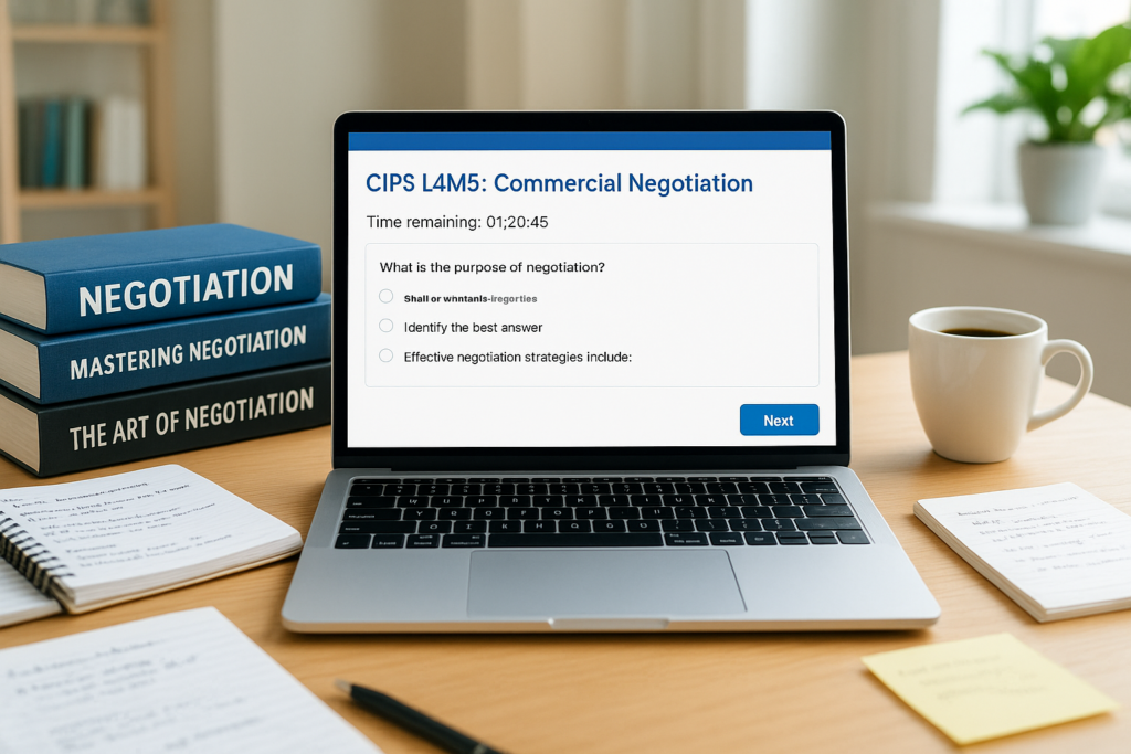 CIPS L4M5: Commercial Negotiation Study Guide 2026 - Exam Prep Desk
