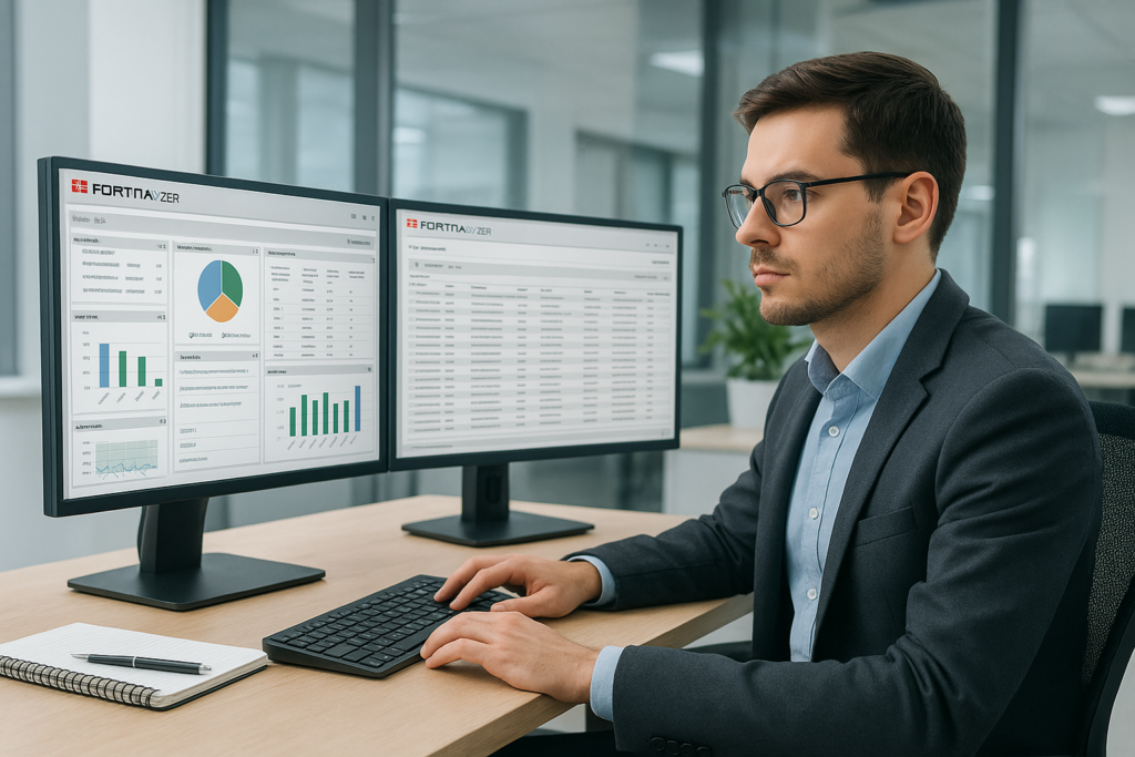 IT security analyst studying for Fortinet FortiAnalyzer Analyst (FCP-FortiAnalyzer 7.4) certification