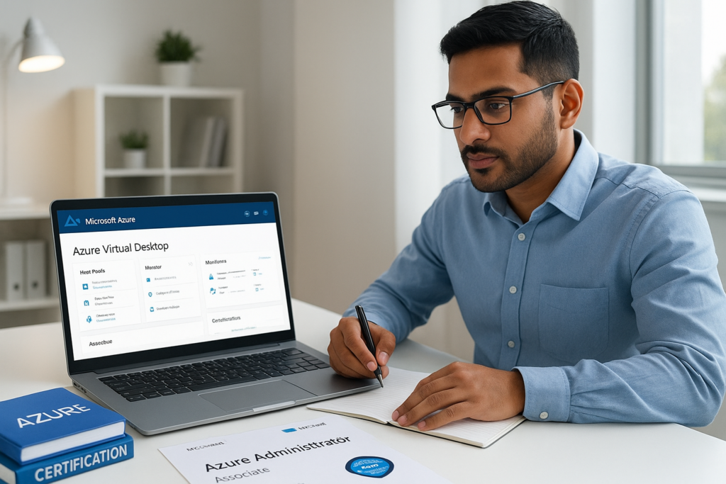 IT professional studying for Microsoft Certified: Azure Virtual Desktop Specialty exam in 2026